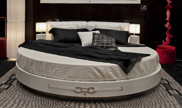 Real Leather Bed Frame SWAN-RL