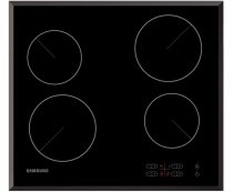 Samsung C61R1AAMST 58cm Ceramic Hob - Black / Stainless Steel