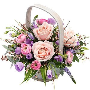 Basket Pink and Mauve