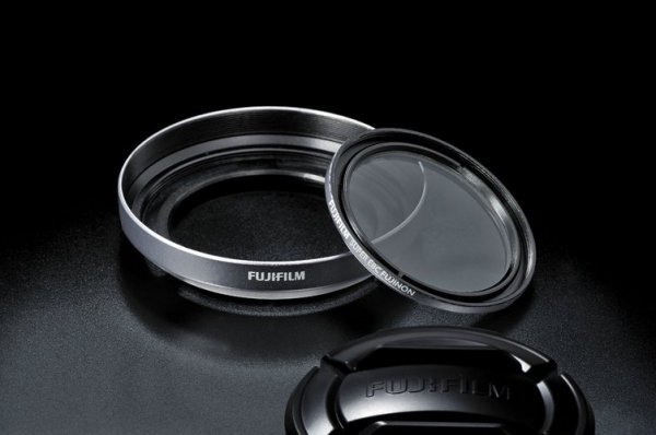 Fuji Lens Hood & Filter Kit for Finepix X30 - Silver